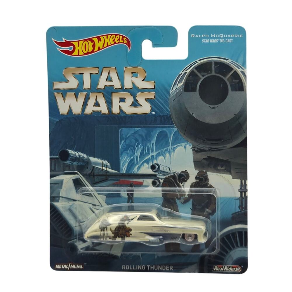 Hot Wheels Star Wars 1:64 Rolling Thunder Real Riders Metal/Metal 2016 Sealed